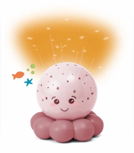 Cloud b Twinkles To Go Projekt&ouml;rl&uuml; Gece Lambası // Octo - Pastel Pink