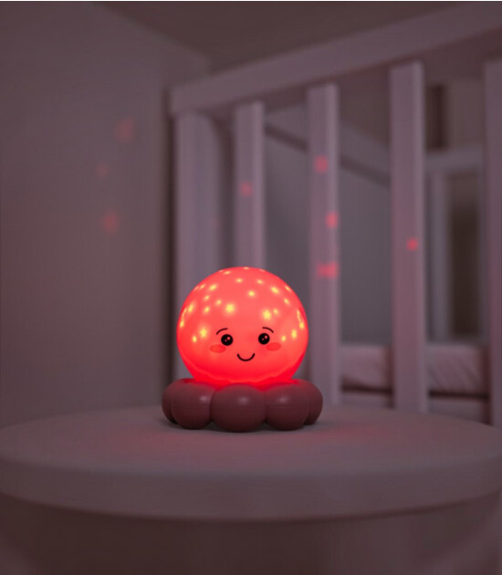 Cloud b Twinkles To Go Projekt&ouml;rl&uuml; Gece Lambası // Octo - Pastel Pink