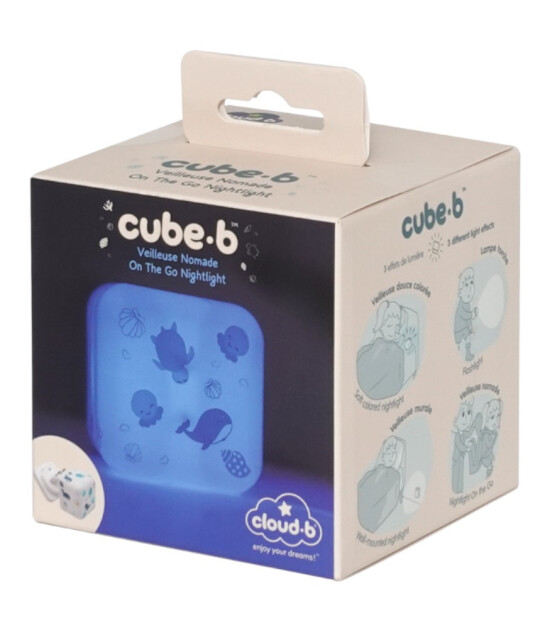 Cloud b Cube B Şarj Edilebilir Gece Lambası // Ocean