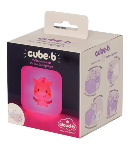 Cloud b Cube B Şarj Edilebilir Gece Lambası // Lily the Unicorn