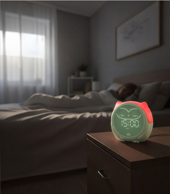 Cloud b Owlie Melodili Uyku Eğitmeni ve Masa Saati // Mint