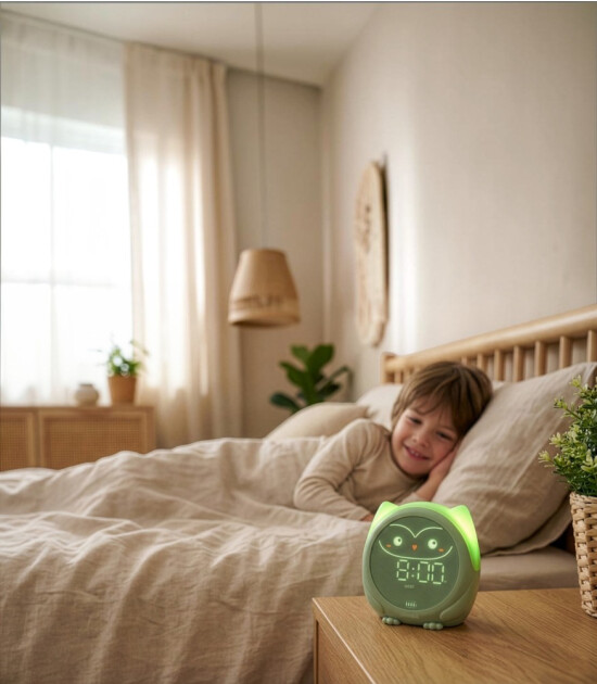 Cloud b Owlie Melodili Uyku Eğitmeni ve Masa Saati // Mint