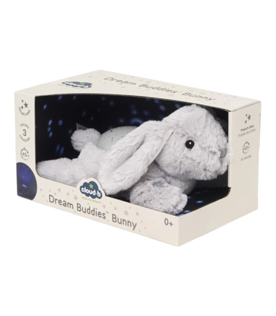 Cloud b Dream Buddies Projekt&ouml;rl&uuml; Pel&uuml;ş Gece Lambası // Benny Bunny