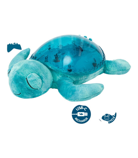 Cloud b Tranquil Şarj Edilebilir Melodili Projekt&ouml;r Uyku Arkadaşı // Turtle - Aqua