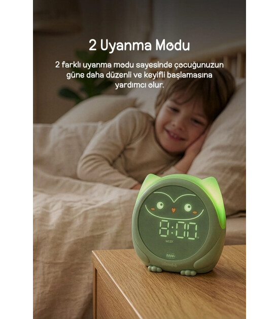 Cloud b Owlie Melodili Uyku Eğitmeni ve Masa Saati // Mint