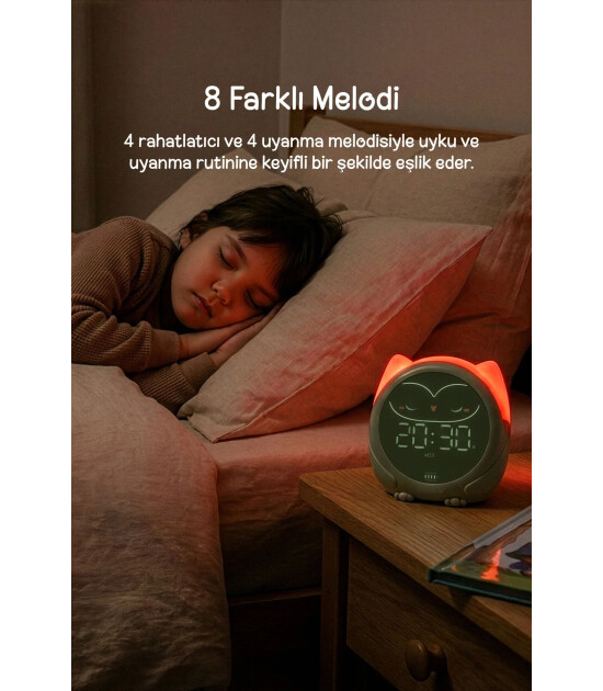 Cloud b Owlie Melodili Uyku Eğitmeni ve Masa Saati // Mint