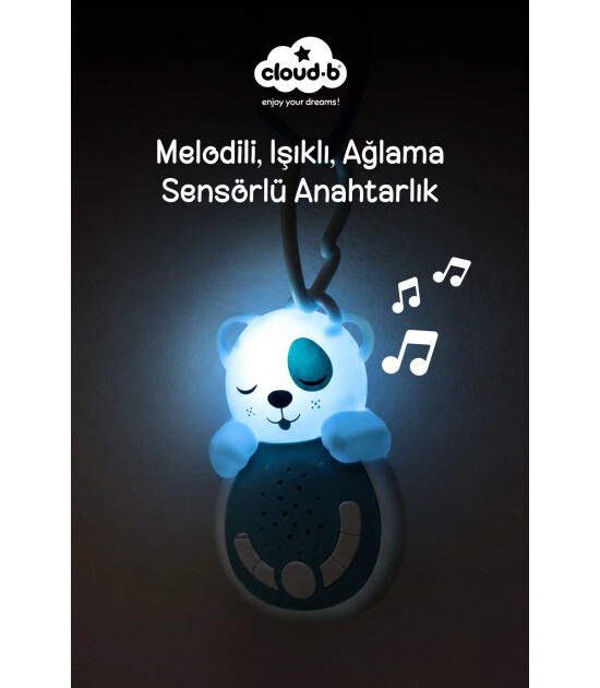 Cloud b Sweet Dreamz On The Go Ağlama Sens&ouml;rl&uuml; Taşınabilir Uyku Arkadaşı // Dog