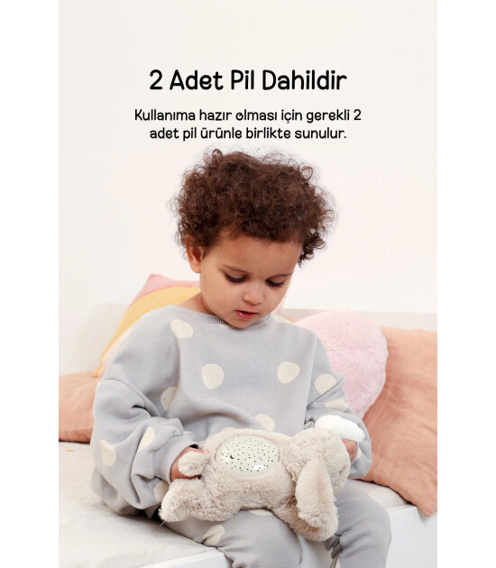 Cloud b Dream Buddies Projekt&ouml;rl&uuml; Pel&uuml;ş Gece Lambası // Patch Puppy