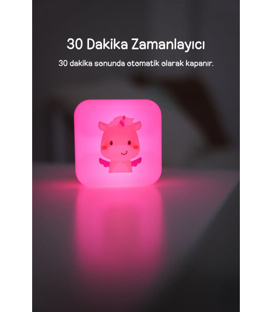 Cloud b Cube B Şarj Edilebilir Gece Lambası // Lily the Unicorn