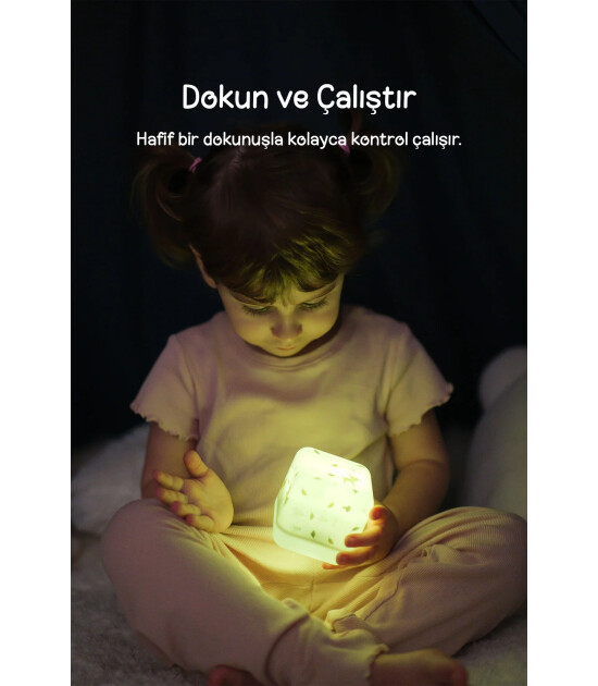 Cloud b Cube B Şarj Edilebilir Gece Lambası // Forest