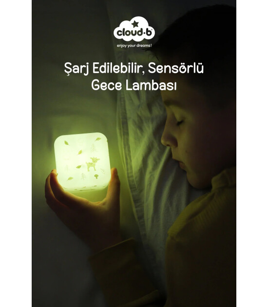 Cloud b Cube B Şarj Edilebilir Gece Lambası // Forest