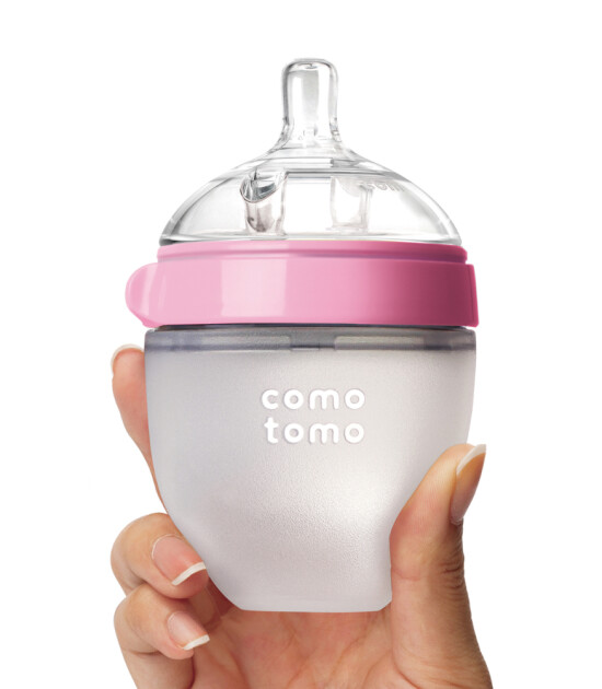 Comotomo Silikon Biberon (150 ml) // Pembe