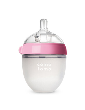 Comotomo Silikon Biberon (150 ml) // Pembe