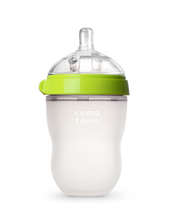 Comotomo Silikon Biberon (250 ml) // Yeşil