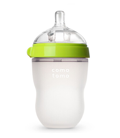 Comotomo Silikon Biberon (250 ml) // Yeşil