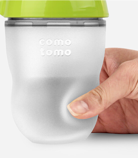 Comotomo Silikon Biberon (250 ml) // Pembe