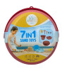 Compactoys 7in1 Plaj Kovası Seti // Kırmızı