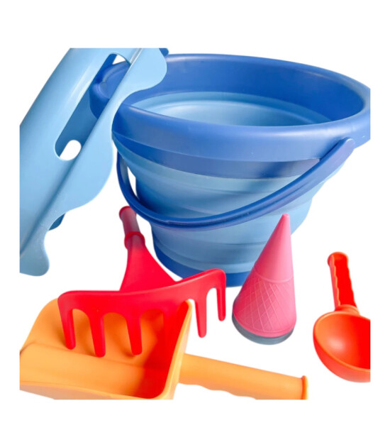Compactoys 7in1 Plaj Kovası Seti // Mavi