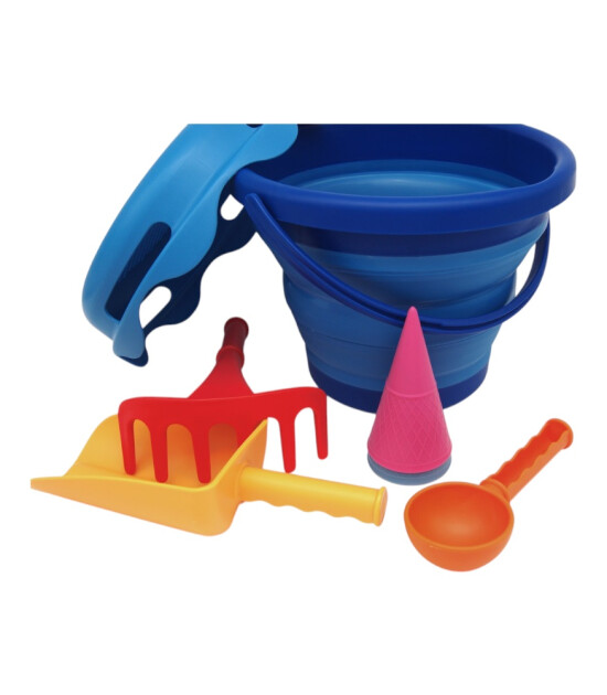 Compactoys 7in1 Plaj Kovası Seti // Mavi