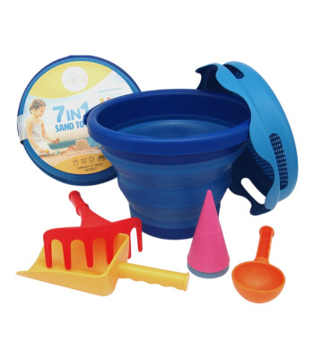 Compactoys 7in1 Plaj Kovası Seti // Mavi
