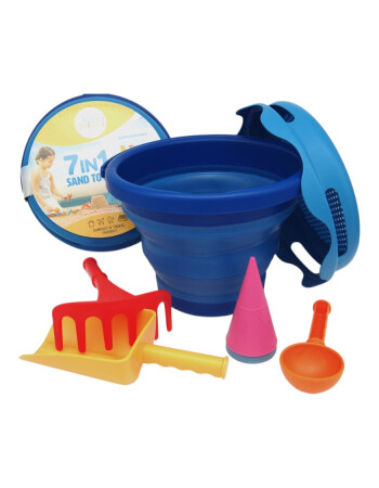 Compactoys 7in1 Plaj Kovası Seti // Mavi