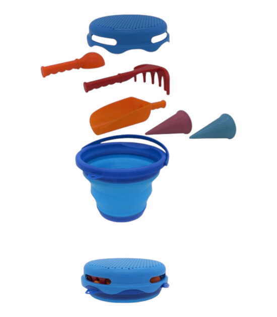 Compactoys 7in1 Plaj Kovası Seti // Mavi
