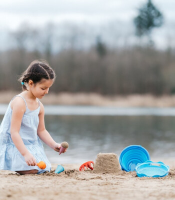 Compactoys 7in1 Plaj Kovası Seti // Bej