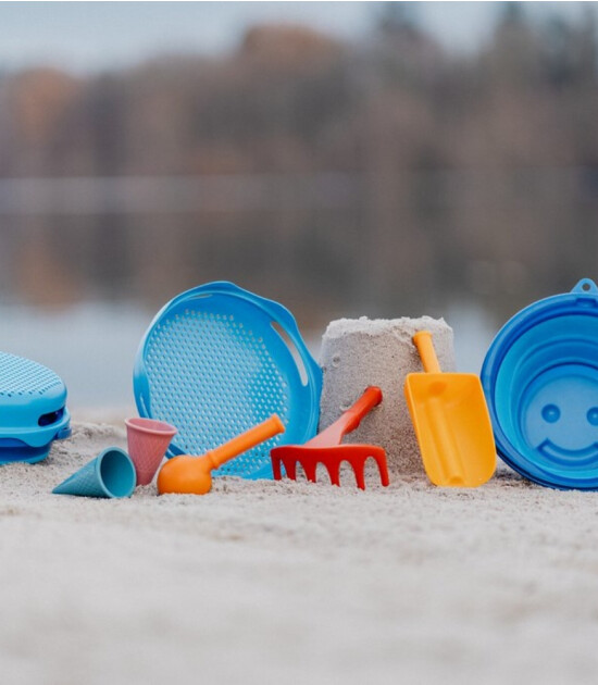 Compactoys 7in1 Plaj Kovası Seti // Bej