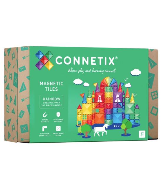 Connetix Rainbow Creative Manyetik Blok Set (102 Par&ccedil;a)