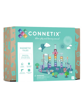 Connetix Pastel Ball Run Set (106 Par&ccedil;a)