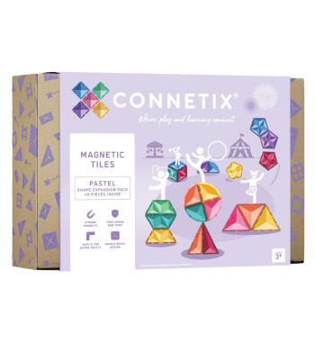 Connetix Pastel Shape Expansion Set (48 Par&ccedil;a)