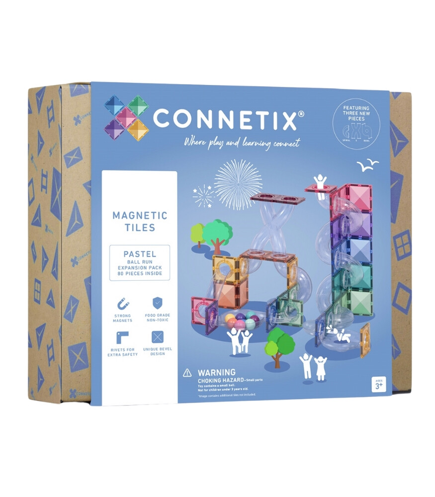 【希少】BOX14 BOX14 VISNET 49T Connetix Pastel Ball Run Expansion Manyetik Blok Set (80 Parça