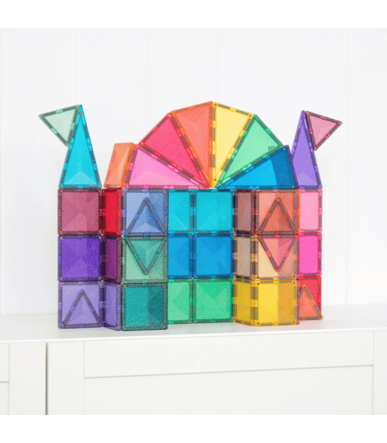 Connetix Glitter Castle Manyetik Blok Set (48 Par&ccedil;a)