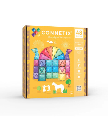 Connetix Glitter Castle Manyetik Blok Set (48 Par&ccedil;a)