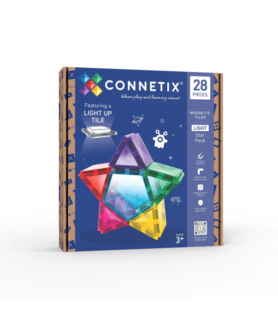 Connetix Light Star Manyetik Blok Set (28 Par&ccedil;a)