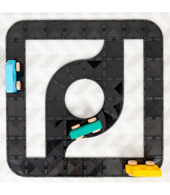Connetix Creative Roads Manyetik Blok Set (48 Par&ccedil;a)
