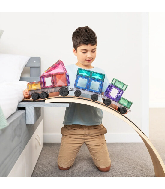 Connetix Pastel Transport Manyetik Blok Set (50 Par&ccedil;a)