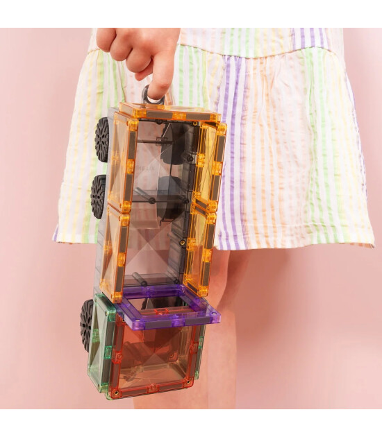 Connetix Pastel Transport Manyetik Blok Set (50 Par&ccedil;a)