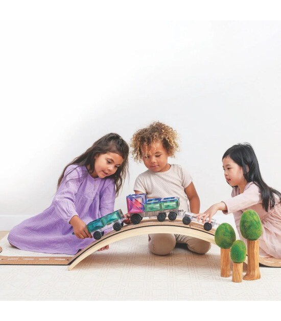 Connetix Pastel Transport Manyetik Blok Set (50 Par&ccedil;a)