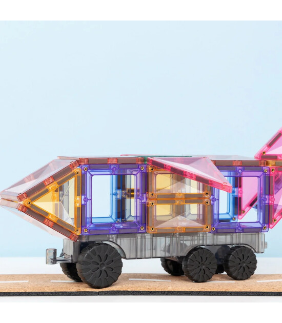 Connetix Pastel Transport Manyetik Blok Set (50 Par&ccedil;a)