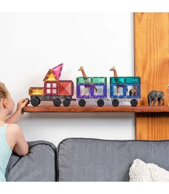 Connetix Pastel Transport Manyetik Blok Set (50 Par&ccedil;a)