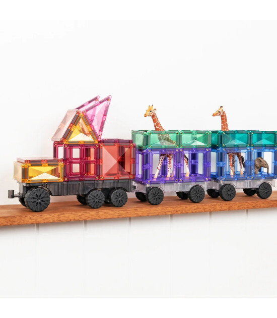 Connetix Pastel Transport Manyetik Blok Set (50 Par&ccedil;a)