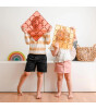 Connetix Pastel Lemon & Peach Base Plate Manyetik Blok Set (2 Par&ccedil;a)