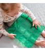 Connetix Rainbow Blue & Green Base Plate Manyetik Blok Set (2 Par&ccedil;a)