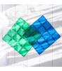 Connetix Rainbow Blue & Green Base Plate Manyetik Blok Set (2 Par&ccedil;a)