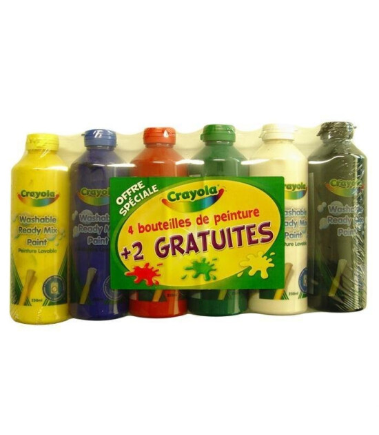 Crayola Renk Hazir Ve Karışabilir Boya 6 Adet