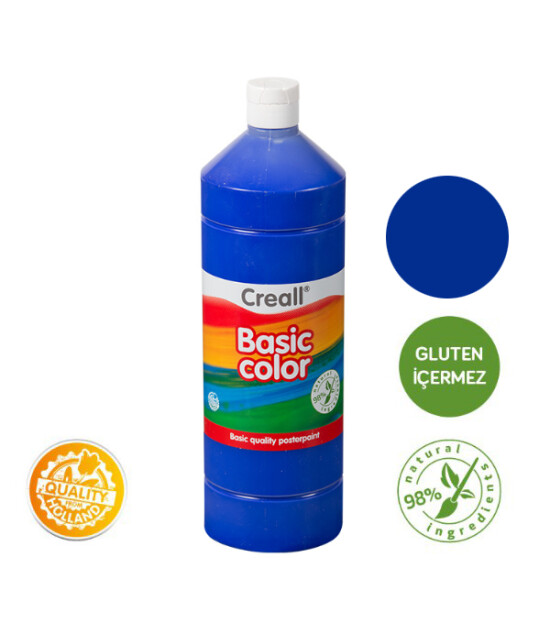 Creall Basic Color - Tempara Poster Boya (1000 ml) // Lacivert