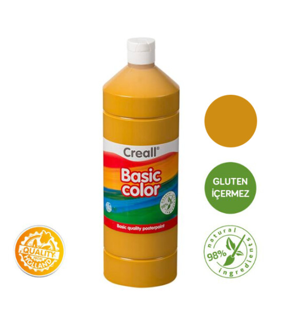 Creall Basic Color - Tempara Poster Boya (1000 ml) // Toprak Rengi