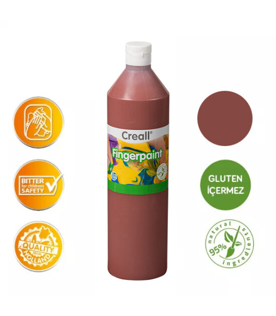 Creall Fingerpaint - Parmak Boya (750 ml) // Kahverengi