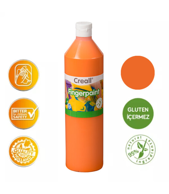 Creall Fingerpaint - Parmak Boya (750 ml) // Turuncu